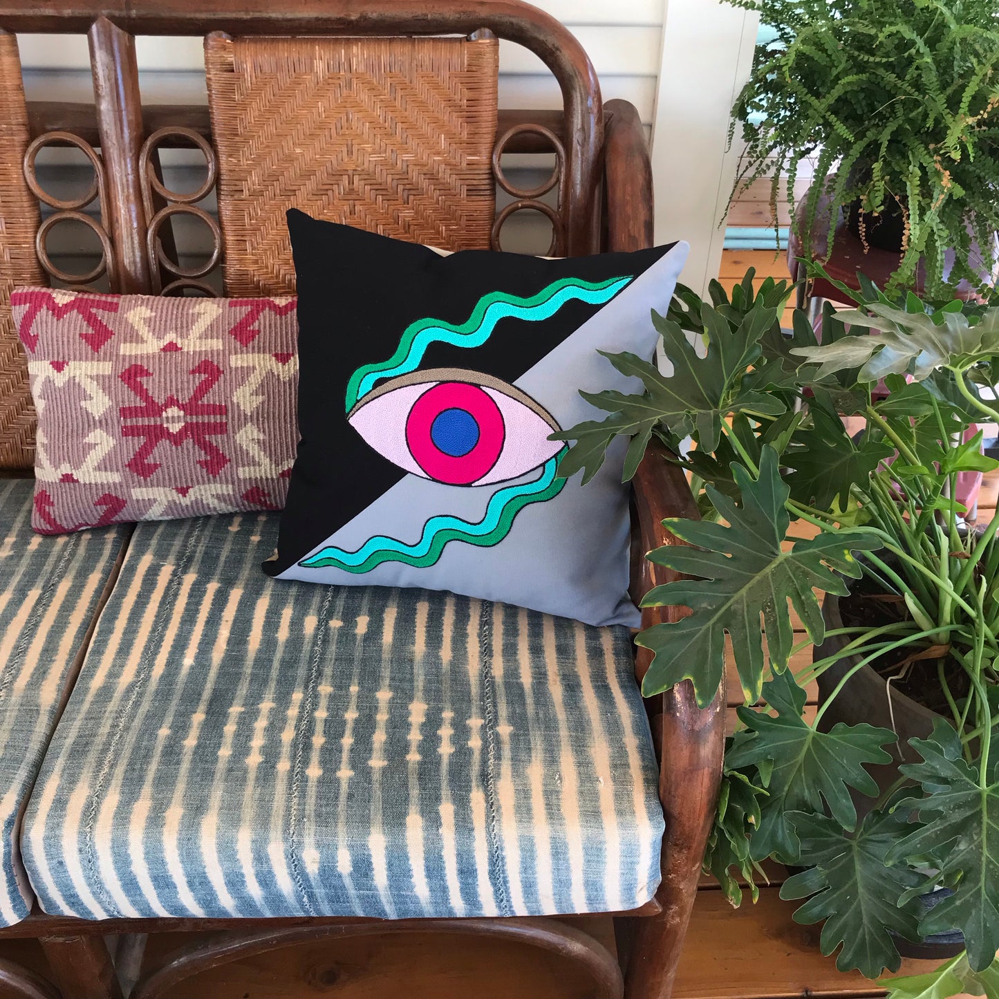 Black Triangle Eye Pillow