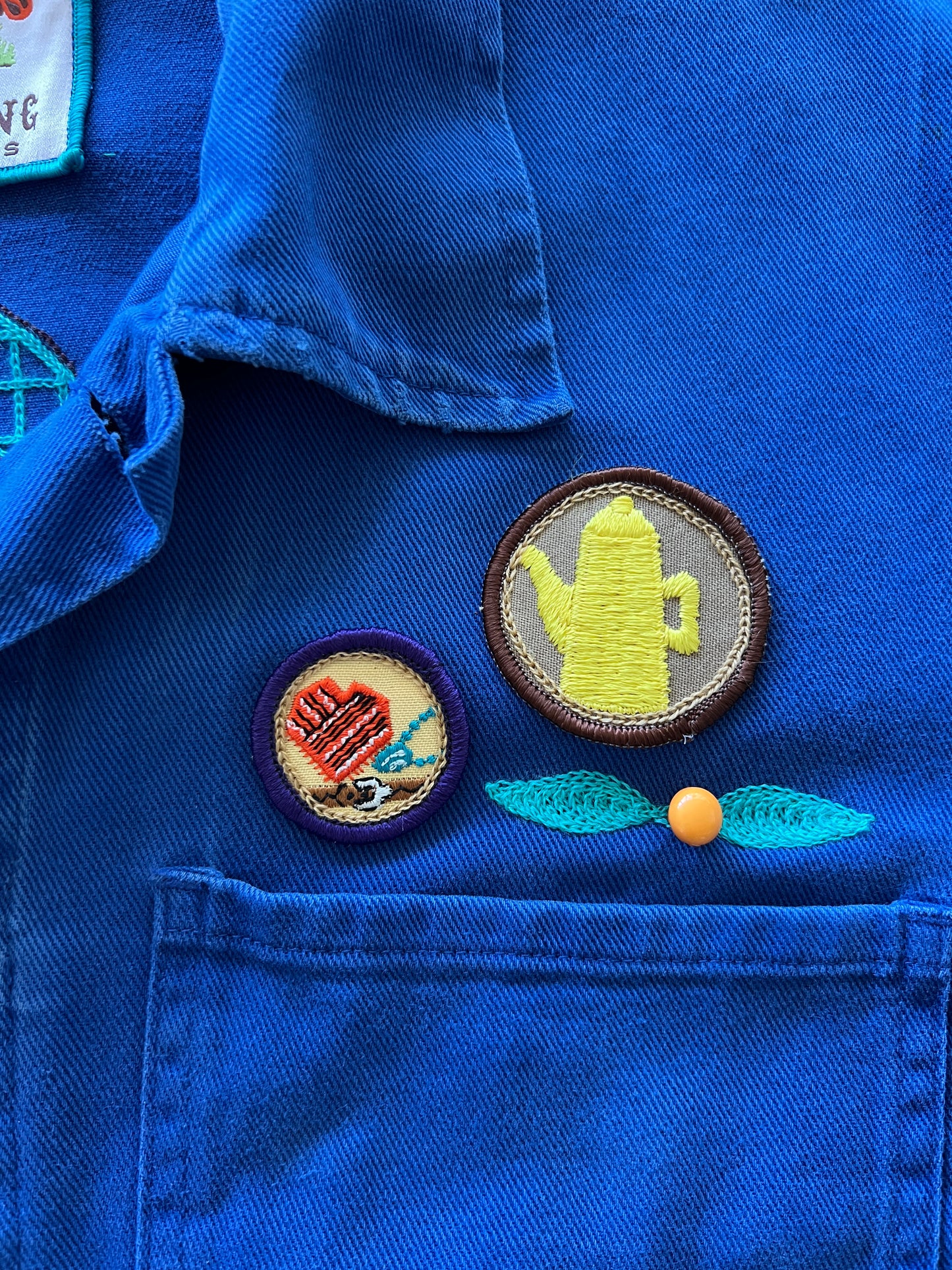 Vintage Chore Coat - Cowboy Owls