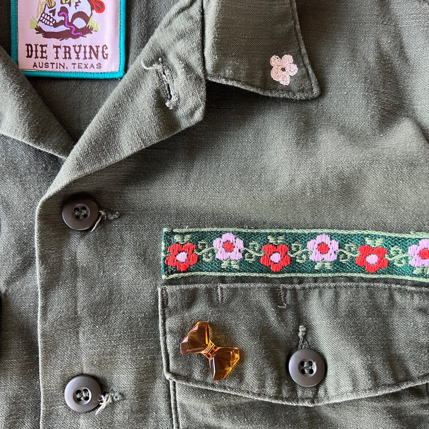 Vintage Military Shirt - Memento Mori