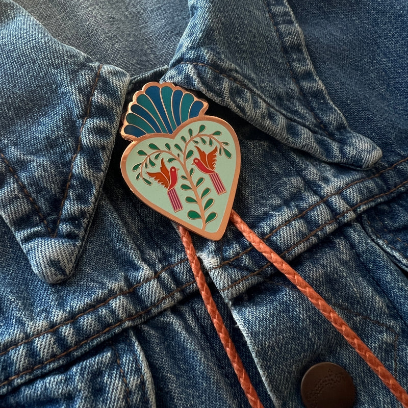 Love Birds Bolo Tie