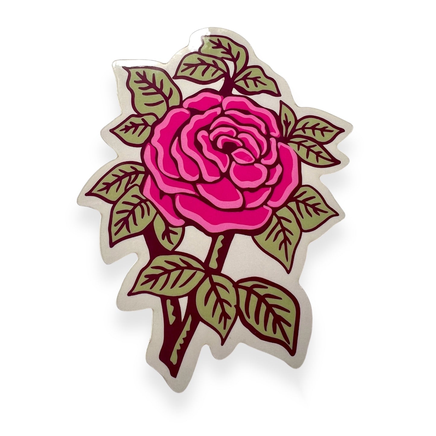 Pink Rose Sticker