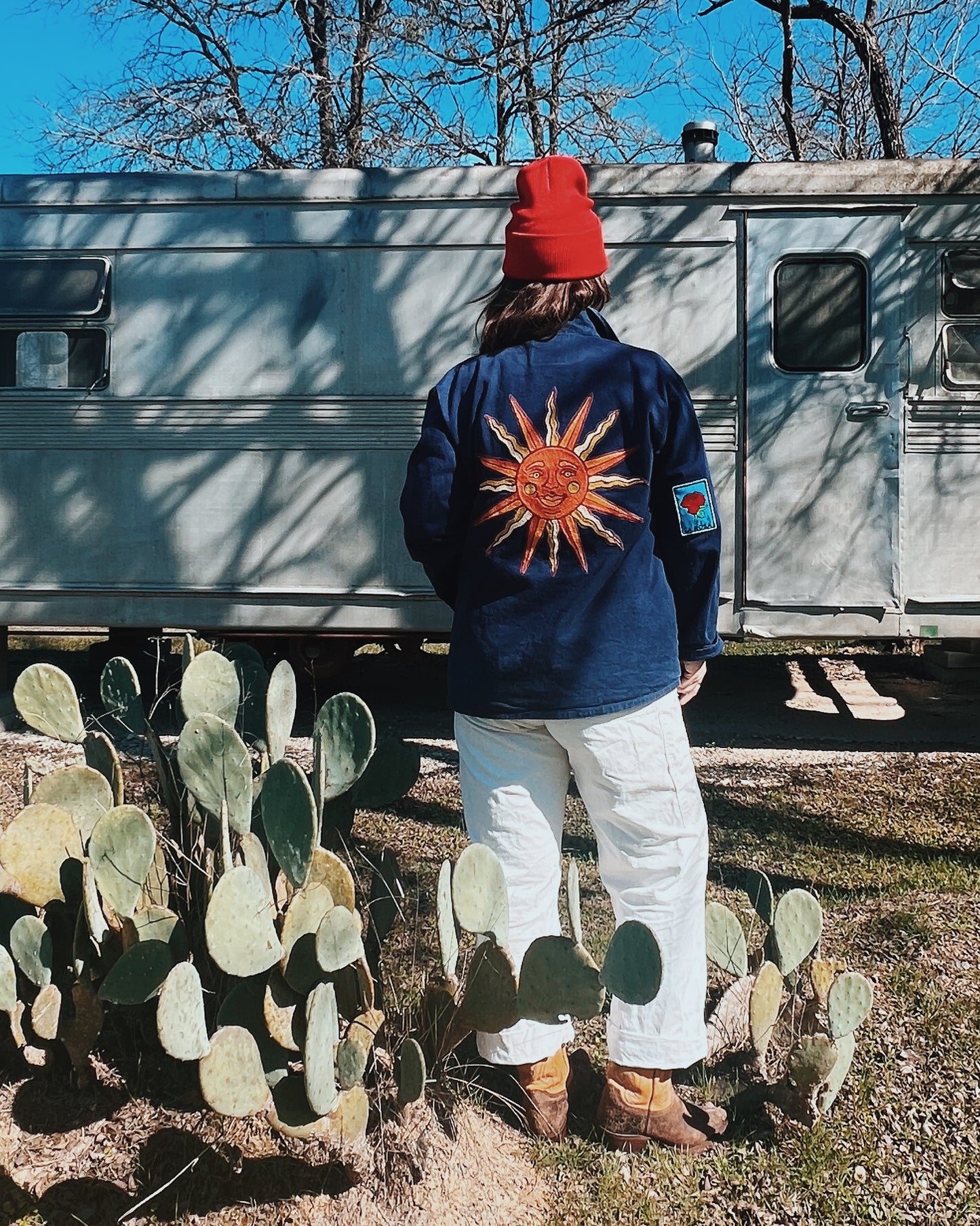 Vintage Chore Coat - Big Happy Sun