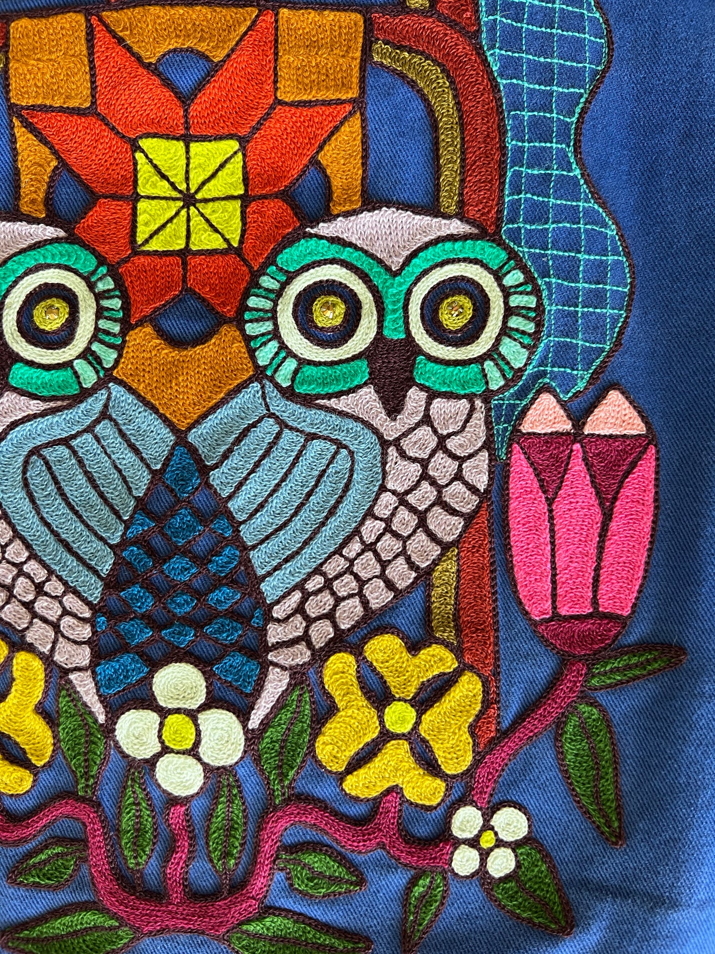 Vintage Chore Coat - Cowboy Owls