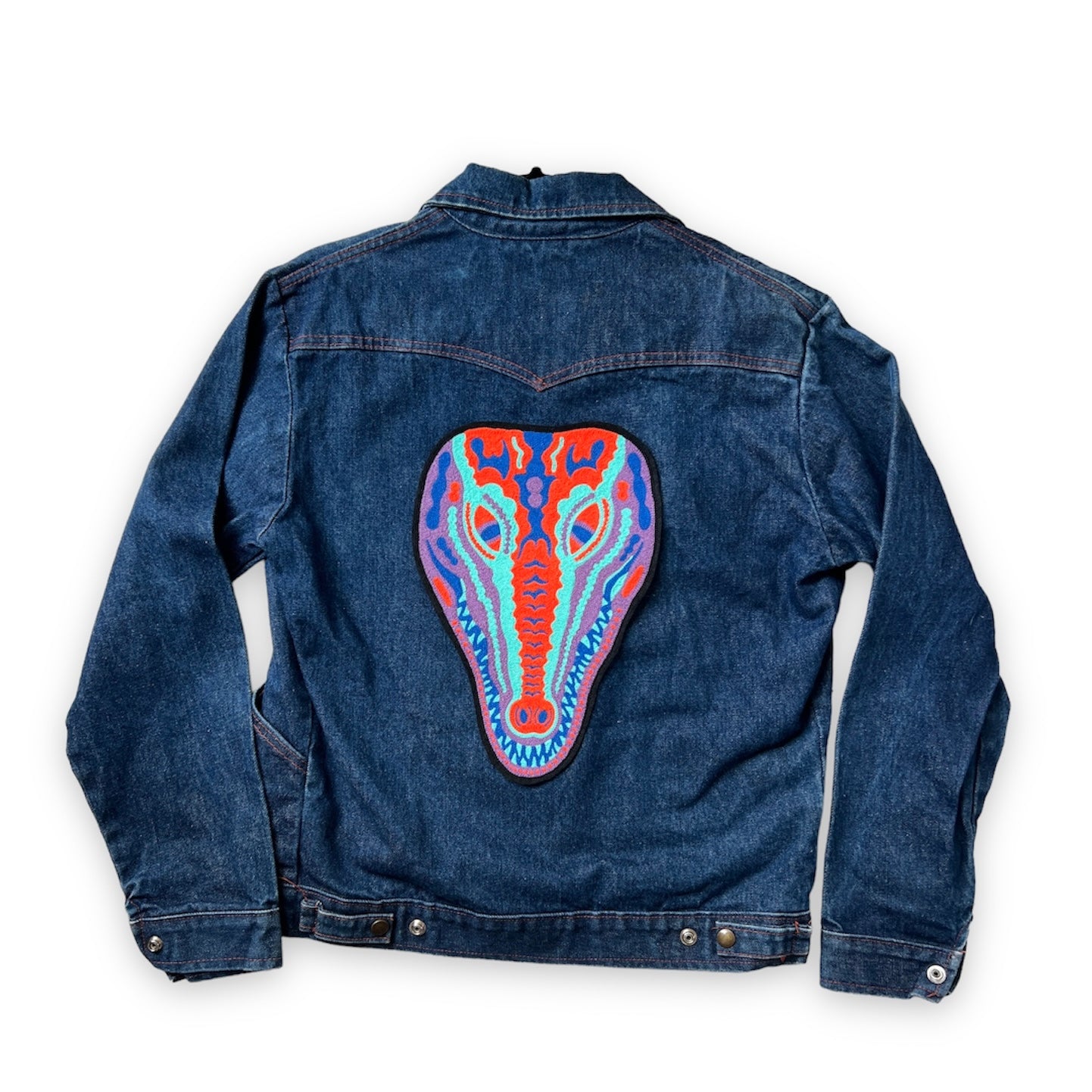 Real Gold + Die Trying Gator Backpatch