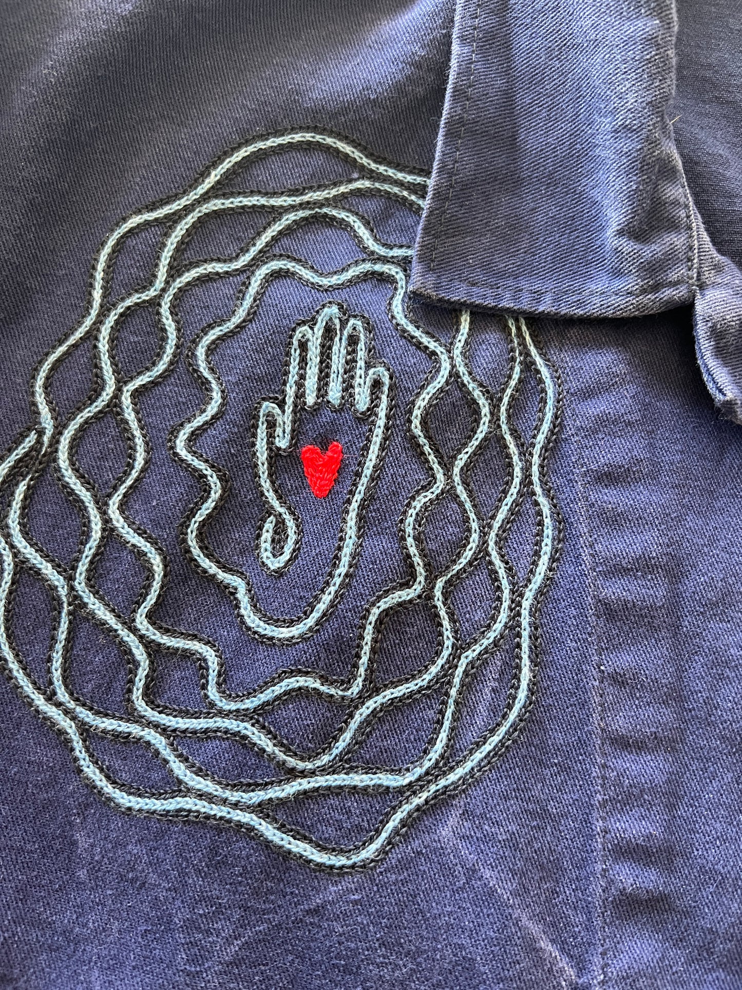 Vintage Chore Coat - Big Happy Sun