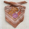 Embroidered Spice Ramble Bandana-Cotton