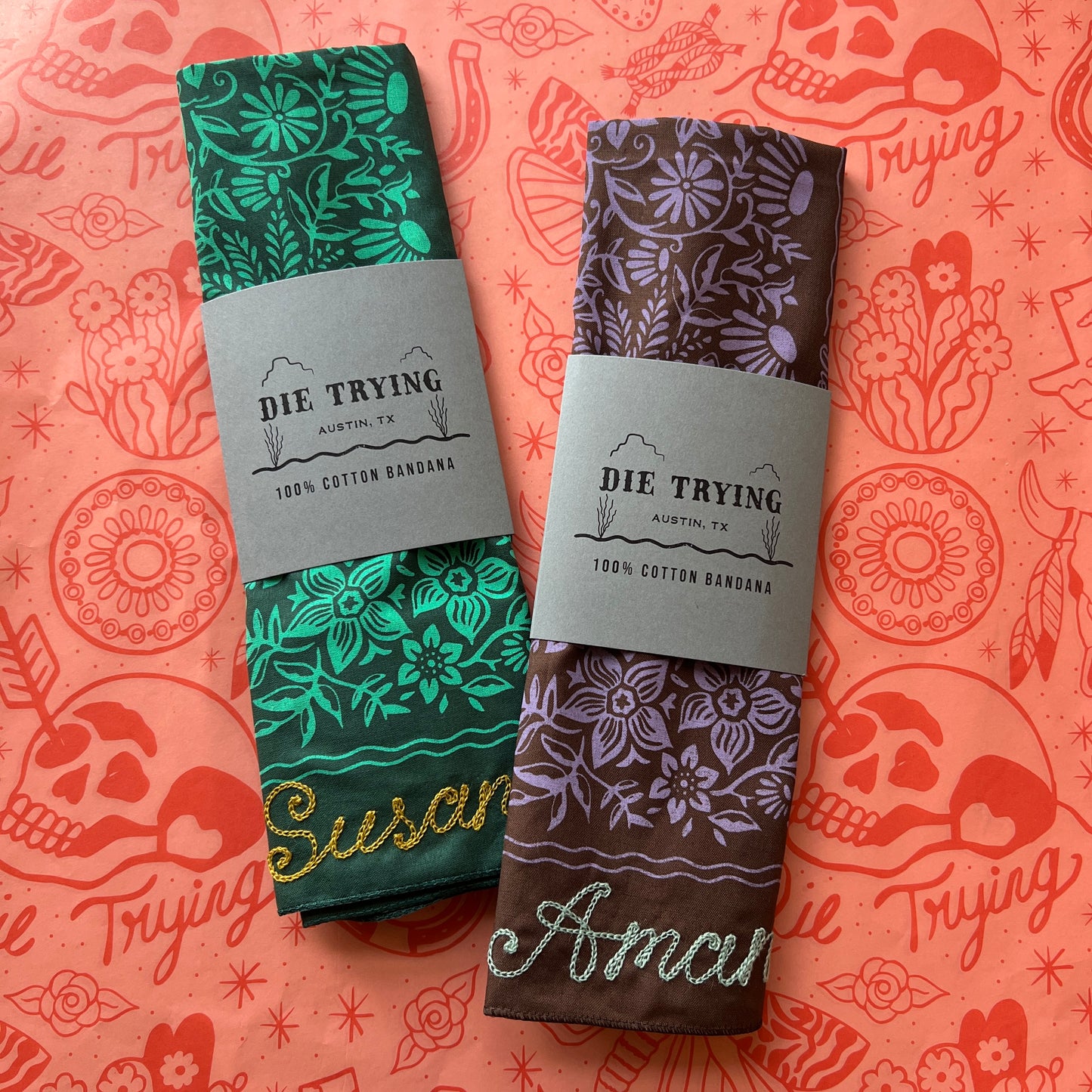 Aster Bandana - Dark Green