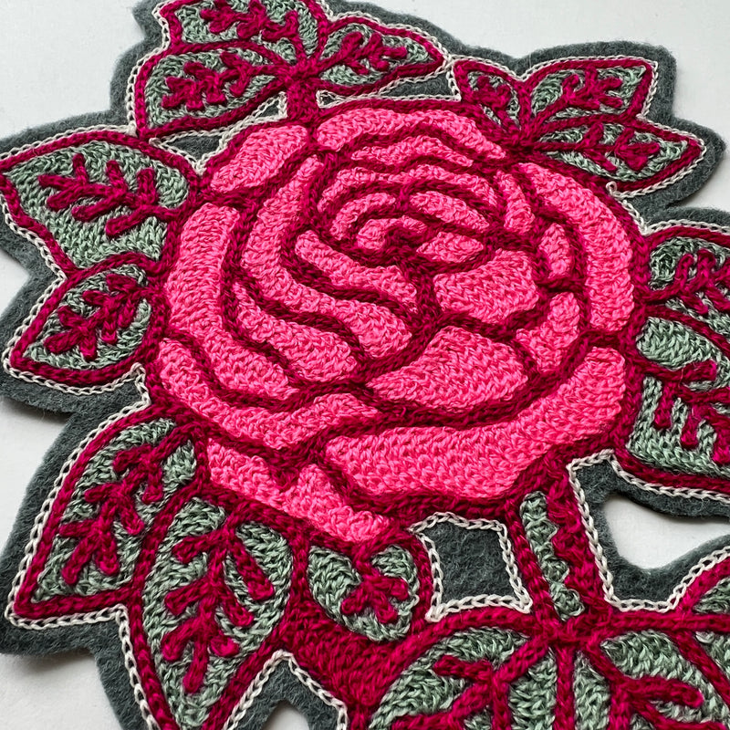 Neon Rose Patch