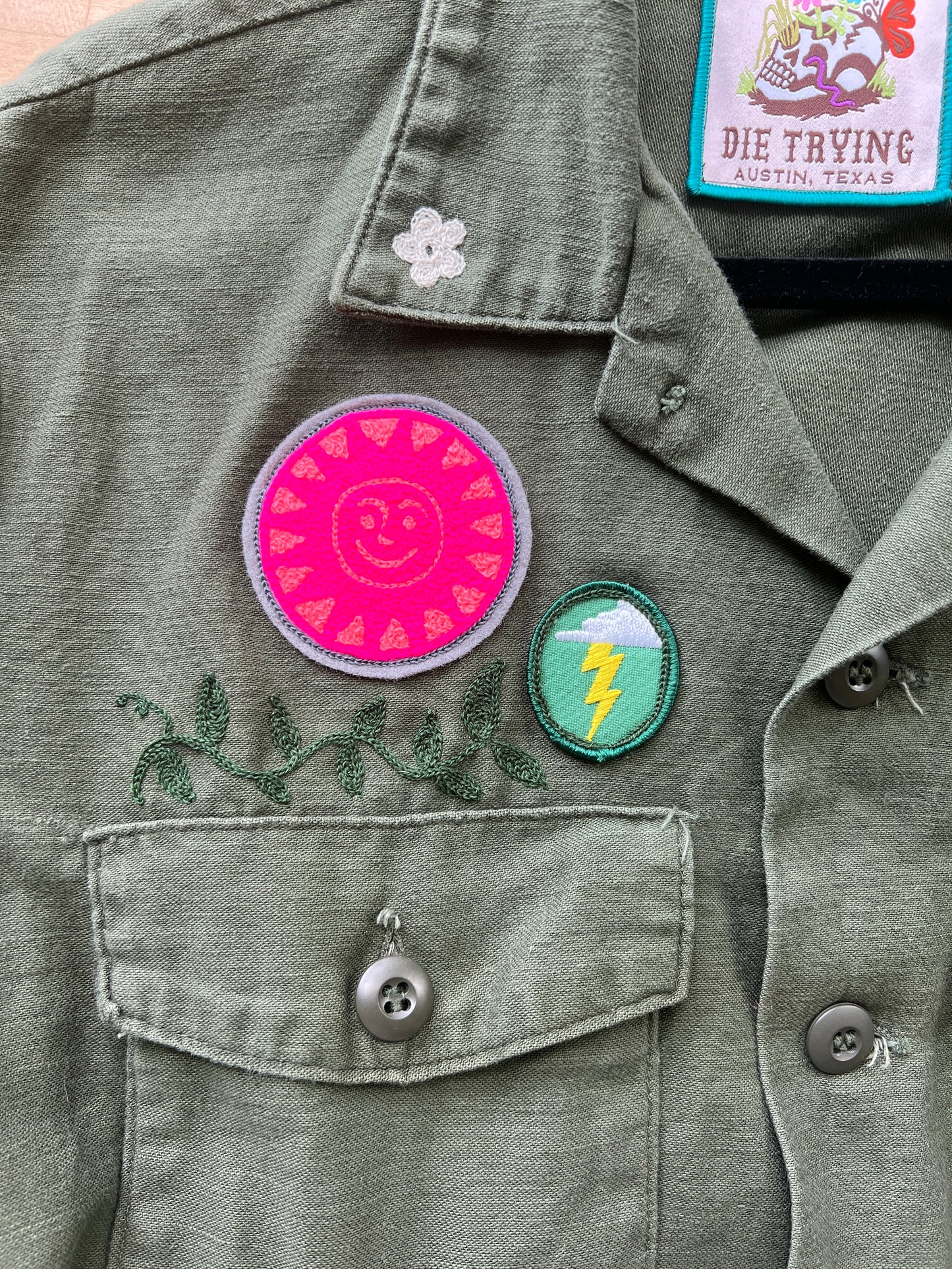 Vintage Military Shirt - Memento Mori