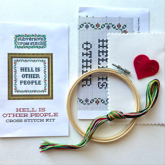 What a Bunch of Shit Cross Stitch Kit