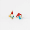 Gnome And Mushroom Earrings