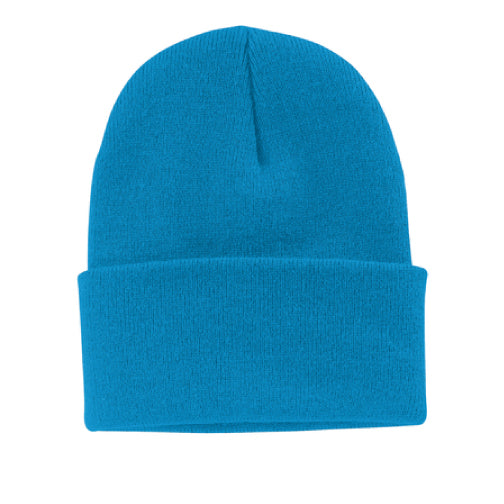 Knit Beanie with Custom Chainstitch