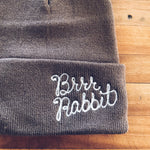 Knit Beanie with Custom Chainstitch