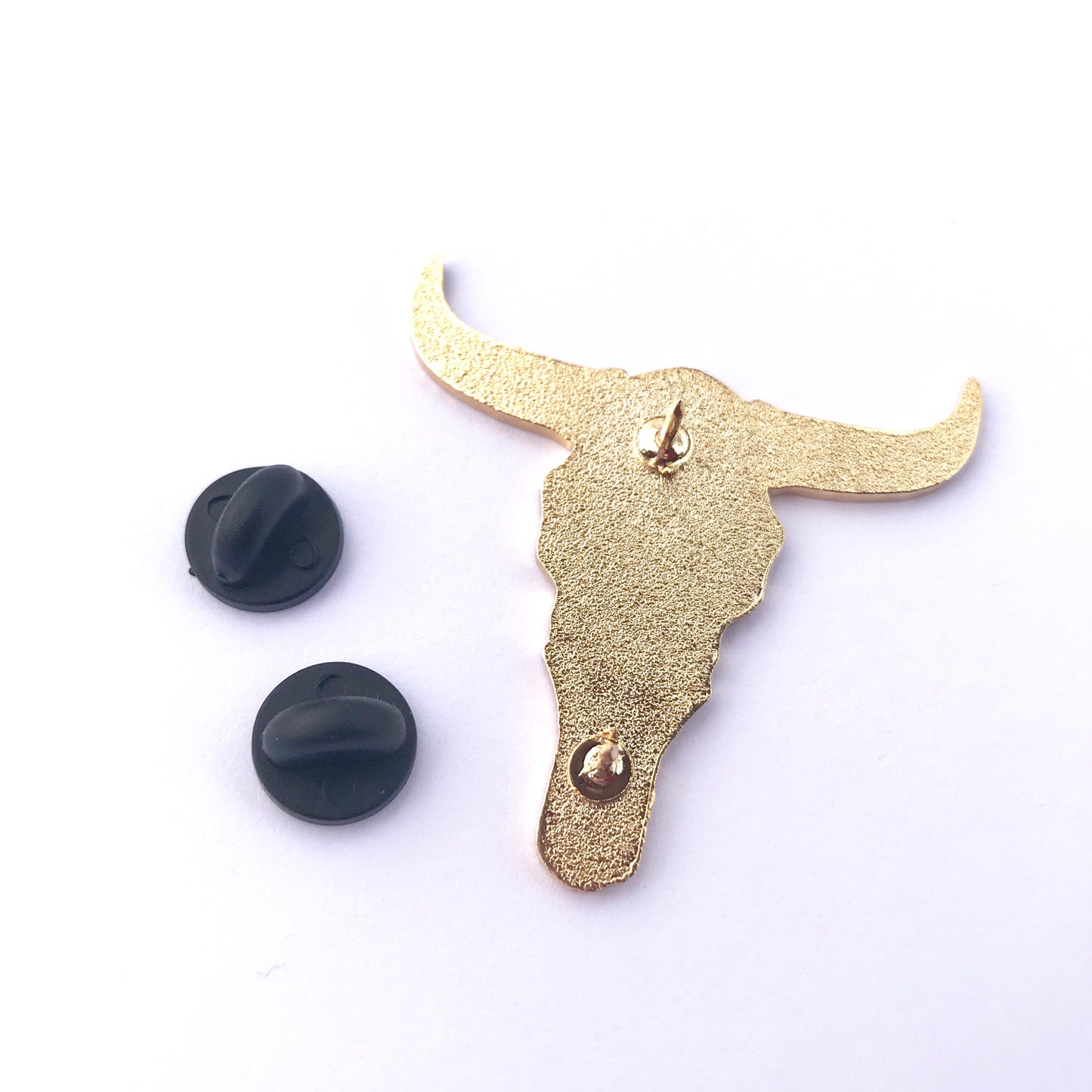Serape Skull Enamel Pin