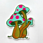 Magic Mushroom Chainstitch Patch