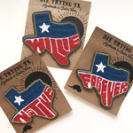 Texas Willie, Forever, Native, or Custom Chainstitch Patch