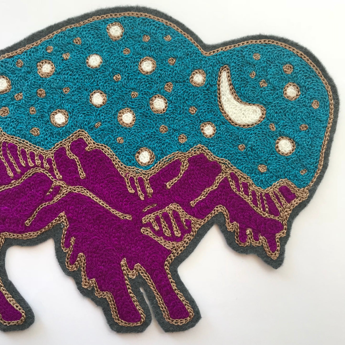 Starry Night Bison Backpatch