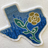 Yellow Rose of Texas Chainstitch Patch