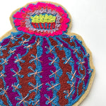 Barrel Cactus Chainstitch Patch